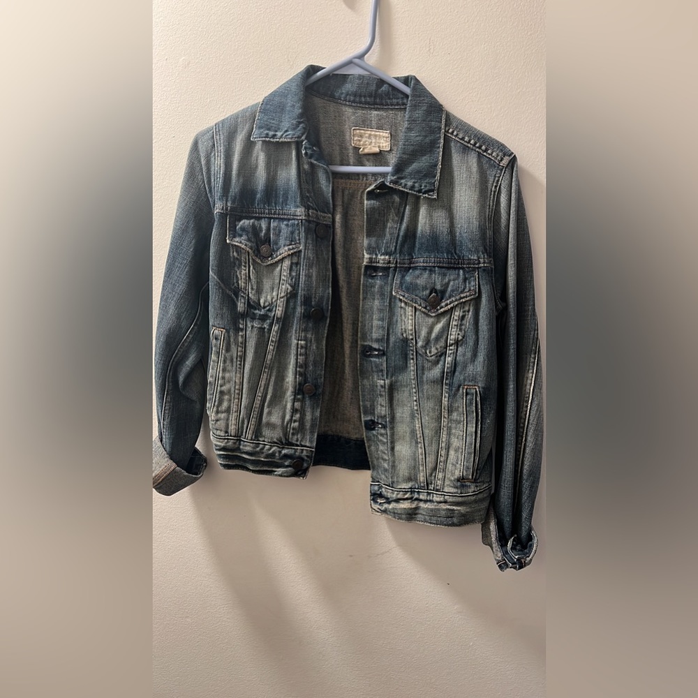 Gently used denim jean jacket